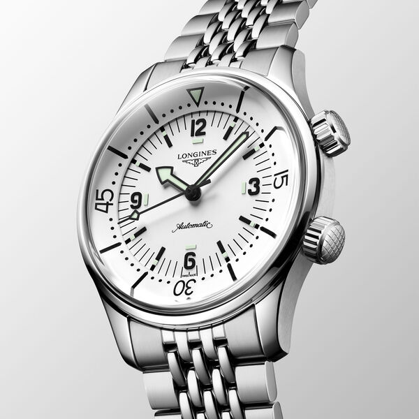 Legend Diver 39 mm automatique en acier inoxydable